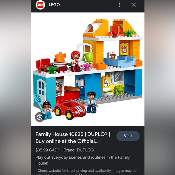 Lego Other - Duplo Family House (retired)
